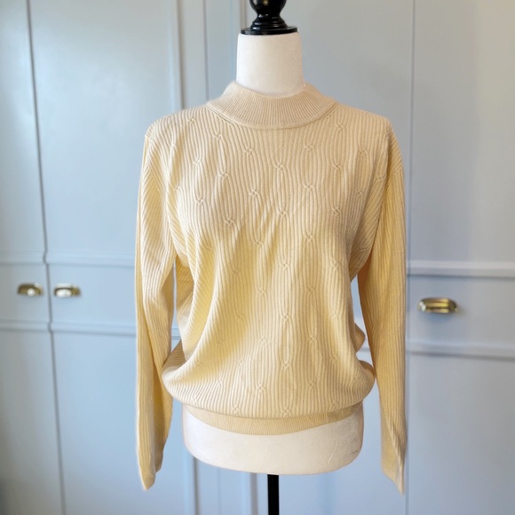 Vintage yellow Sears sweater - Picture 3 of 7